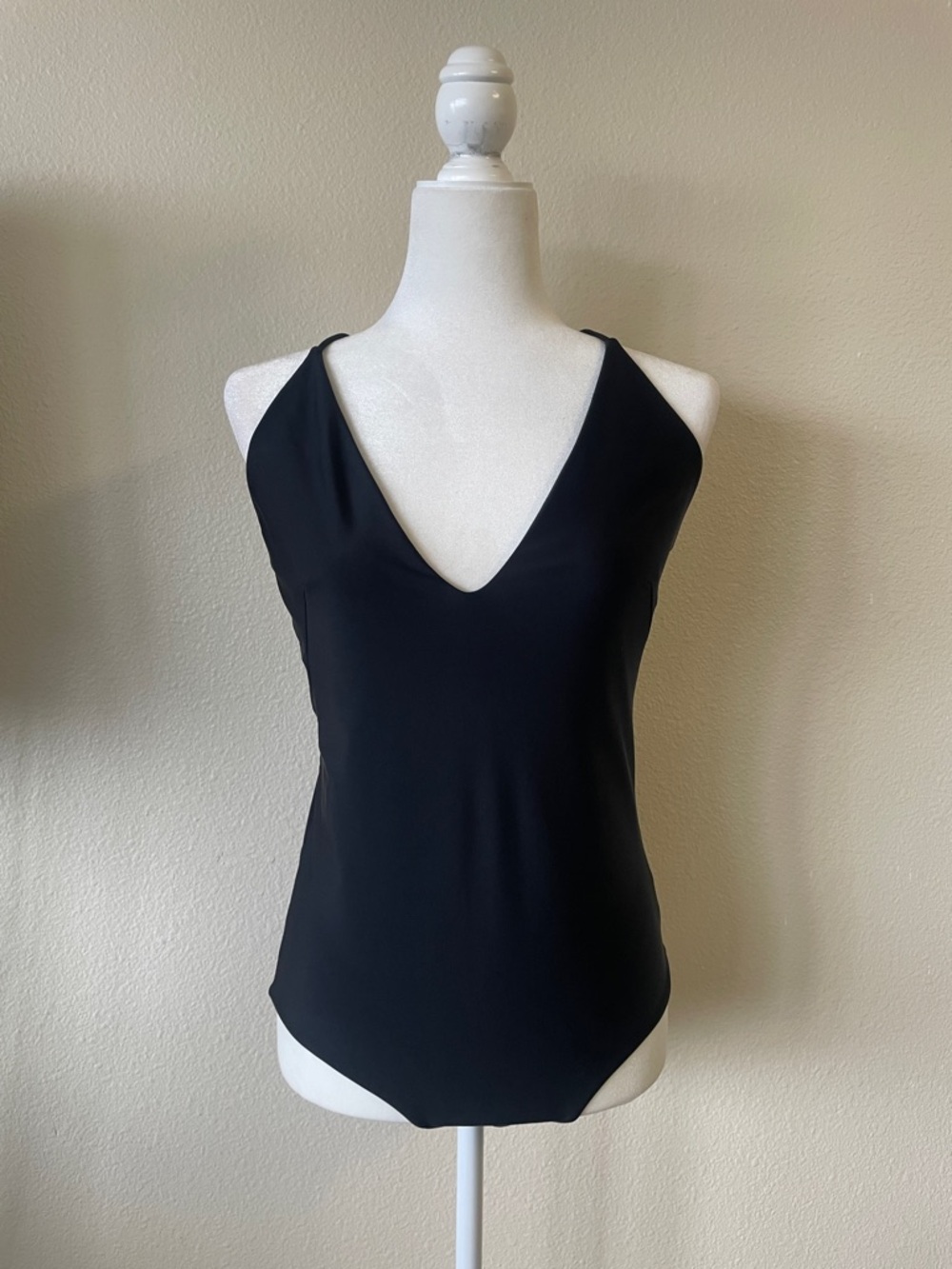 Mikoh Black One Piece Swimsuit – Open Back Strappy XL - Picture 3 of 8
